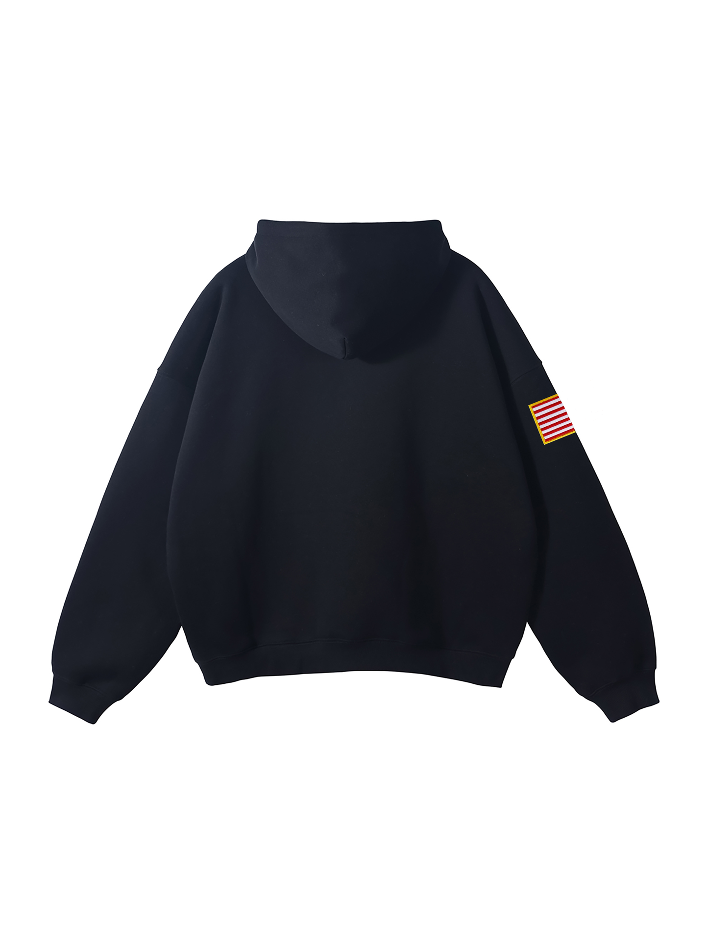 HEAVYWEIGHT “VINCIT QUI SE VINCIT” HOODIE - BLACK / RED